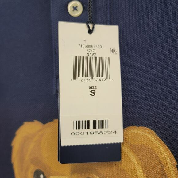 NWT Ralph Lauren Teddy Long Sleeve Polo Navy Small - Picture 4 of 12